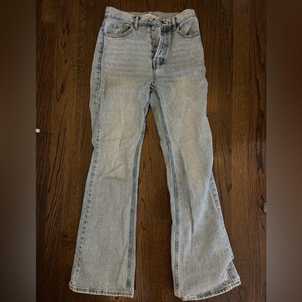 PacSun Blue Flare Wide Leg Denim